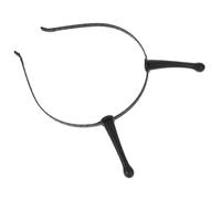 HEALEEP Headband Halloween Headpiece Glowing Sticks Costume Accessory Extraterrestrial Cosplay Martian Party Headbands Black Plastic Hair Hoops Outfit for Carnival Masquerade Stage Performance