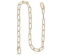 HEALEEP Heavy Duty 0.9m Iron Pendant Light Chain with 2X 4mm Copper Lock Links, Industrial Ceiling Light Fixture Chain for Hanging Lanterns and Chandelier Lighting Accessories