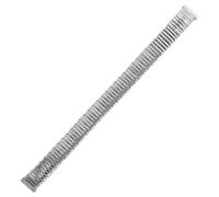 HEALEEP High-elastic with Refined Finish Stainless Steel Watch Replacement Band Strap Curved Engineer Style Metal Watch Strap for Men and Women Suitable for Workouts and Professional