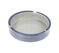 HEALEEP Japanese Style Compact Ceramic Ashtray Vintage Underglaze Home Ash Container Retro Ornament