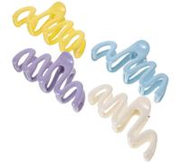 HEALEEP Large Hair Clips for Thick Hair 4pcs Jaw Clips with Strong Hold and Easy to Use Minimalist Style for Cooking and Making