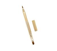 HEALEEP Lip Brush Portable Retractable with Dense Bristles Double-ended Metal and Synthetic Fiber Material Makeup Tool for Women, for Lipstick and Concealer Application