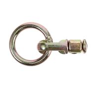 HEALEEP Lockable Tie Down Ring Heavy Duty Iron Anchor Hook for Cargo Securing Track Mount Vertical with Load Securing Hooks Suitable for Truck and Trailer Applications