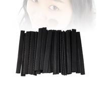 HEALEEP Makeup Brush Mesh Covers with PE Material 100pcs Black Cosmetic Brush Protectors Saving Room and Preventing Orderlessness for Storing and Travel
