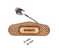 HEALEEP Maple Wood 3-string Humbucker Pickups with Coil Protection and Classical Balance Tones for Cigar Box Guitar, for Guitarists Seeking Quality Sound