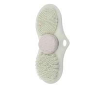HEALEEP Massaging Foot Pad Silicone Feet Scrubber Mat with Non-Slip Suction Cup for Deep Exfoliation and Callus Removal in Bathtub Travel Use for Shower Men and Women