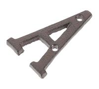 HEALEEP Metal English Letter Decorative Letter Cast Iron Rustic Vintage European Style Large Size for Visibility Thick for Durability for House Door Housewarming 2.95x1.89x0.20in