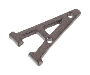 HEALEEP Metal English Letter Decorative Letter Cast Iron Rustic Vintage European Style Large Size for Visibility Thick for Durability for House Door Housewarming 2.95x1.89x0.20in