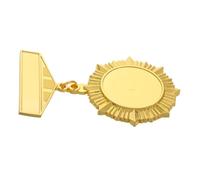 HEALEEP Metal Medal Badge Pin Brooch Honor Badge for Memorial Brooch and Community Award Lightweight Vintage 3.50X1.97X0.12In
