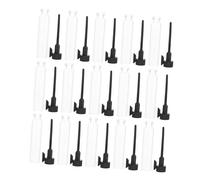 HEALEEP Mini Perfume Sample Bottles 2ml Glass Empty Essential Oil Sub Bottles with Black Stopper 100pcs for Women Travel Refillable