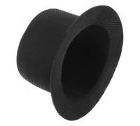 HEALEEP Miniature Top Hat Doll Accessory Black DIY Snowman Hat for Craft Projects for Home Decor Crafts One