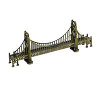 HEALEEP Model Vintage Metal Architectural Decor for Home Office Small for Christmas Holiday Ornament Realistic Building Craft for Various Occasions