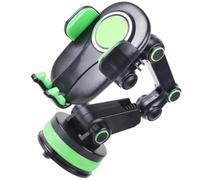 HEALEEP Multi-functional Mobile Phone Rack Car Mobile Phone Holder for Family and Friends Compact Design Easy to Remove Abs Material Green Colour Suitable for Automobile Dashboard