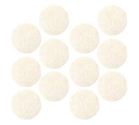 HEALEEP Natural Loofah Face Scrubbers 12Pcs Washable Exfoliating Pads for Deep Cleansing and Skin Cell Renewal for Sensitive Skin