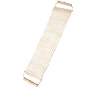 HEALEEP Natural Sisal Back Scrubber with Wooden Handle Exfoliating Bath Towel for Body Skin-Friendly Back Washcloth for Shower and Spa Use