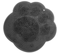 HEALEEP Non-Skid TPR Foot Scrub Brush with Suction Cups for Shower and Bath, Space-Saving Massage Pad Suitable for Back and Feet Cleaning in Bathroom