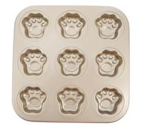 HEALEEP Non Stick Carbon Steel Cartoon Biscuit Mould Cavity Paw Shape Baking Mold for Cookies Candies Chocolates Easy Clean Decorative Baking Supply for Home and Professional Use