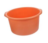 HEALEEP Orange Insulated Foot Bath Basin with Massage Function for Men and Women Household Foot Soaking Bucket for Pedicure and Relaxation