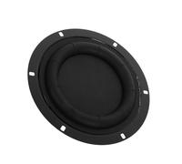 HEALEEP Passive Radiator Diaphragm Plate Rubber round Speaker Vibration Membrane Powerful Bass Performance Enhancing Low-frequency Response for Home Audio Setups Black