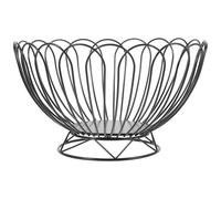 HEALEEP Pastry Holder Vegetables Iron Basket Large Diameter Ring Base Iron Construction Elegant Chic Design Protects Desktop from Scratches Suitable for Home and Hotel Use