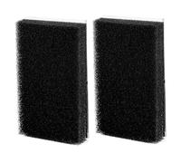 HEALEEP Pet Hair Remover Sponge 2pcs Double-sided Strong Adhesion Lint Catcher for Washing Machine and Dryer Black Reusable Laundry Pet Hair Remover for Clothes Bedding