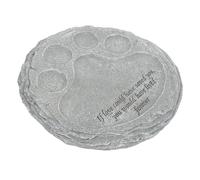 HEALEEP Pet Memorial Tombstone Creative and Delicate Design Resin with No Fading and No Deformation for Dog for Garden and Porch Outdoor Use