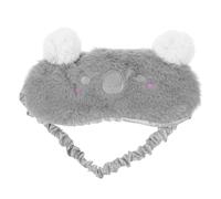 HEALEEP Plush Grey Koala Eye Mask for Sleeping, Cute Cartoon Animal Soft Breathable Sleep Mask with Light Blocking, Household Multifunctional Eye Cover for Travel and Relaxation