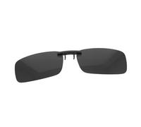 HEALEEP Polarized Frameless Clip Sunglasses Lenses Replacement for Women Lightweight Square Silicone Clip Fits Full Half Frame Eyeglasses UV Protection Outdoor Eyewear Accessory