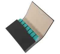 HEALEEP Portable 21-Compartment Medicine Organizer Box with Carry Bag, Mini 7-Day Weekly Pill Organizer for Travel and Daily Medicine Storage, Compact Case