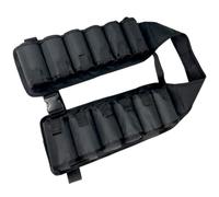 HEALEEP Portable Adjustable Beer Belt Holder Waist Pack with 12-can Capacity Beverage Carrier for Outdoor Camping, Hiking, Barbecue - Black Drink Bottle Can Waist Bag