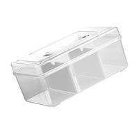 HEALEEP Portable Medicine Box Storage Compartments for Organizing Family Emergency Medicine Supplies Made of Plastic for Travel Home Use