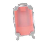 HEALEEP Portable Plastic False Eyelash Storage Box Luggage Shape Lash Holder Compact Lightweight Eyelash Case for Daily Use and Travel Easy Open and Close Design