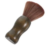 HEALEEP Portable Shaving Brush Male Beard Brush Wooden Handle Bristles Facial Cleansing Tool for Men Goatee Whiskers Travels on Business Random Color