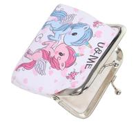 HEALEEP Portable Small Unicorn Coin Purse Lightweight Travel Accessory Decorative Purse for Women with Unique Chic Design for Outdoor Daily Use