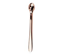 HEALEEP Practical Zinc Alloy Eye Massage Tool for Fatigue Relief Portable Eye Cream Spoon for Dark Circles Treatment Handy Beauty Tool Rose Golden Finish