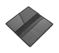 HEALEEP PU Leather Car Document Wallet Vehicle Insurance and Registration Holder Compact Protective Case for Men with Construction and Elegant Black Design