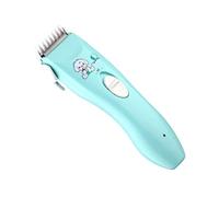 HEALEEP Rechargeable Baby Hair Clipper Cordless Hair Trimmer Detachable Guards Whole Body Washable for Home Use Sky-Blue