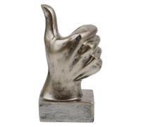 HEALEEP Resin Thumbs Up Hand Sculpture Nordic Style Finger Statue Home and Office Desktop Decor Vintage Table Ornament for Living Room and Bar