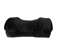HEALEEP Reusable Black U-shaped Neck Pillow Cover for Eyelash Extension with Ergonomic Cloth Material, Preserving Pillow Quality for Professional Makeup and Salon Use