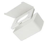 HEALEEP Reusable White Plastic Wipes Box Dispenser with Single-Handed Use, Portable Tissue Box Cover for Home, Office, and Travel, Suitable for Table Or Drawer Storage