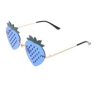 HEALEEP Rimless Strawberry Sunglasses for Adults with Silicone Nose Pads, PC Material, Non-slipping Design, for Festive Parties and Summer Travel