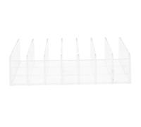 HEALEEP Seven-grid Cosmetic Storage Rack Makeup Organizer Box for Eyeshadow Palette and Powder Compact Desktop Holder for Home Beauty Supplies