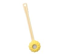 HEALEEP Shower Body Brush with Long Handle Exfoliating Back Scrubber Soft Sponge for Smooth Skin Easy Grip Bath Tool for Convenient Use for Tender Skin Care