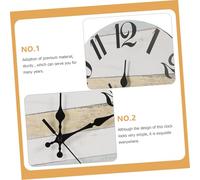 HEALEEP Silent Mute Round Wall Clock with Precise Sweeping Movement Frameless Modern Decorative Ornament for Home Bedroom Kitchen Sturdy Design Without Battery Included