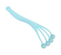 HEALEEP Silicone Body Brush Exfoliating Shower Brush with Soft Bristles Sky Blue for Body Scrubbing and Deep Cleaning Bath Accessories