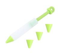 HEALEEP Silicone Food Writing Pen with Piping Nozzles Cake Decorating Tool for Chocolate Cookies Cupcakes and Pastry Icing DIY Baking Accessory in Green