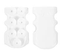 HEALEEP Silicone Shower Head Holder 2 Pcs Suction Cup Wall Mount Brackets Easy Install Universal Style Bathroom Accessory for Handheld Showers