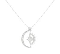 HEALEEP Silver Pendant Necklace for Women Delicate Lock Chain Jewelry Fashionable Design for Every Occasion for Ladies