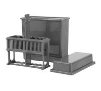 HEALEEP Slides Staining Jar Storage Rack Plastic Microscope Slides Staining Jar with Slots Design Practical Strong and Firm Easy to Clean for Scientific Research Experiments