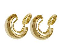 HEALEEP Small Gold Ear Clip Earrings for Women Teens Non-piercing Cartilage Cuff Jewelry Comfortable Lightweight Ear Bone Stylish Dainty Accessories for Birthday Halloween Wedding